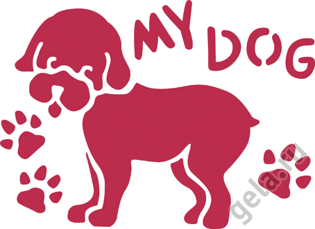 Трафарет "Собака". Арт KSD151                  