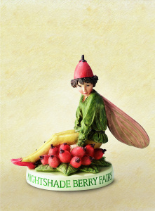 Фигурка декоративная, цветочный эльф "Красавка беладонна". Арт 217232