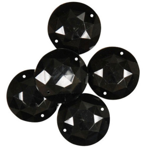 Набор декоративных элементов Favorite Findings "Черные круги". Арт 550001376