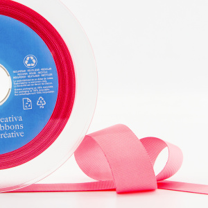 Лента репсовая SAFISA, 25 мм, 25 м, цвет 06 розово-персиковый. Арт 350-25мм-06