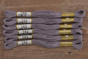 Мулине COSMO однотонный цвет  762       . Арт 25-6/762       