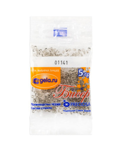 Бисер №10, 5 г., цвет 01141. Арт G 01141