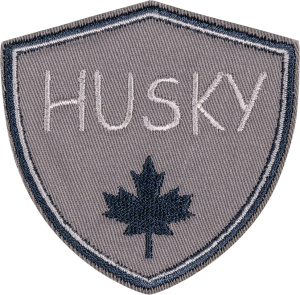 Термоаппликация "Хаски с листьями". Арт 43108