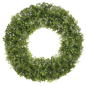 Венок декоративный "Листья самшита". Арт 108487-800