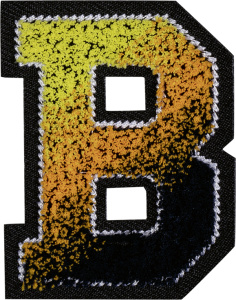 Термоаппликация "Буква B". Арт 43245