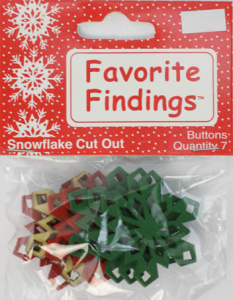 Декоративные элементы Favorite Findings "Снежинки" . Арт 550001588