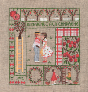 Набор для вышивания:"BIENVENUE JUIN" (Добро пожаловать Июнь). Арт 2655
