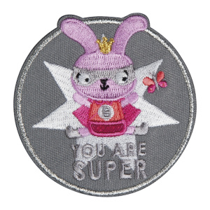 Термоаппликация "Зайка ,ты молодец ". Арт 39160