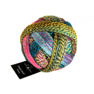 Пряжа Crazy Zauberball, 75% шерсть, 25% полиамид, 100 г, 420 м. Арт 1153-2389