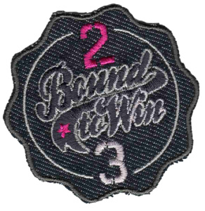 Термоаппликация HKM "Button Bound to win, pinke 2". Арт 33368/1SB