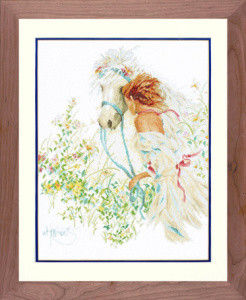 Набор для вышивания "Horse And Flowers" . Арт PN-0007952