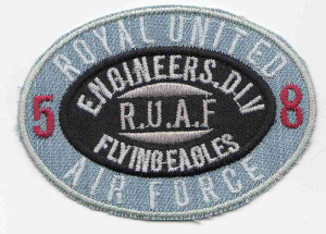 Термоаппликация HKM "Овал - Royal United ". Арт 33821/1SB