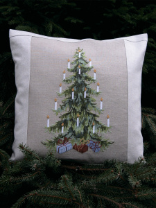 Набор для вышивания: "Елочная подушка", 40 х 55 см. Арт 38-8