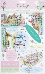 Набор для создания открытки "Прогулка", TULIP, 4 шт. Арт TLP169101               