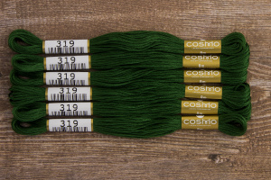 Мулине COSMO однотонный цвет  319       . Арт 25-6/319       