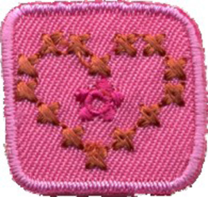 Термоаппликация HKM "Сердечко". Арт 31181Sort.