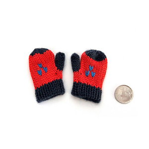 Варежки № 2/ 6 вязаные для игрушек. Арт 26692