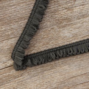 Тесьма декоративная, 17 мм, цвет серый. Арт 2209/64