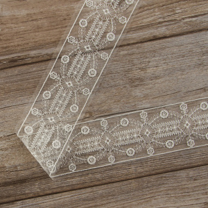 Кружево-вышивка на тюле, 40 мм. Арт 42235/00