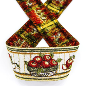 Лента жаккард SAFISA, 50 мм, 15 м, цвет 03. Арт 9217-50мм-03