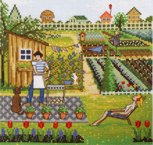 Набор для вышивания "Дача. Барбекю" . Арт 11.005.02