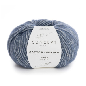 Пряжа Cotton-Merino, 70% хлопок, 30% мериносовая шерсть, 50 г, 105 м. Арт 929.115