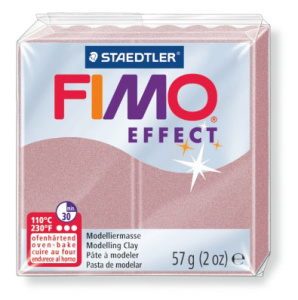 Полимерная глина FIMO "Effect", уп. 57 г, цвет перламутровая роза. Арт 8020-207