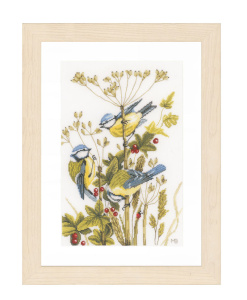 Набор для вышивания "Blue tits"  . Арт PN-0156945