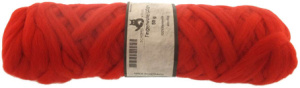 Ровница Fingerwolle, 100% шерсть, цвет красный, 50 г, 40 м. Арт 998-2283
