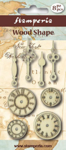 Декоративные элементы "Часы и стрелки". Арт SBA50                   