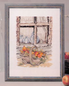 Набор для вышивания "Окно с фруктами". Арт 84202