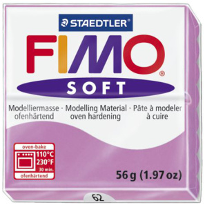 Полимерная глина FIMO "Soft", уп. 56 г, цвет лаванда . Арт 8020-62