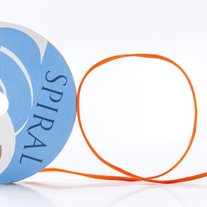 Шнур атласный мини-рулон, 1,5 мм, 4,5 м, цвет 61, алый. Арт P00470-1,5мм-61         