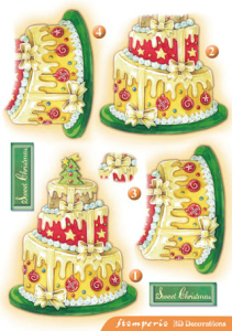 Бумага с высечкой "3D Decoration" . Арт DF3DA510