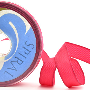 Лента репсовая SAFISA, 39 мм, 25м, цвет 20, розовый темный . Арт 452-39мм-20             