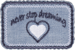 Термоаппликация "Никогда не переставай мечтать". Арт 42966