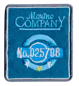 Термоаппликация HKM "Морская компания цвет светлая джинса". Арт 34667/1SB