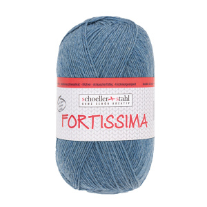 Пряжа Fortissima Socka 4-fach Uni, 75% шерсть, 25% полиамид, 420 м, 100 г. Арт 90038-2033