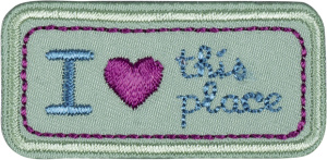 Термоаппликация "Любимое место". Арт 42788