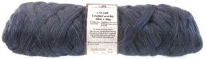Ровница Fingerwolle in Silk, с шелком, 75% шерсть, 25% шёлк, цвет темно-синий, 50 г, 40 м. Арт 1173-4193