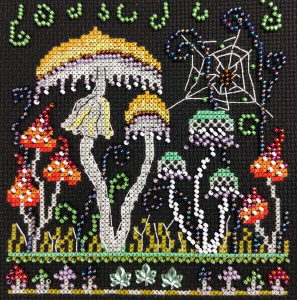 Набор для вышивания  "Веселые грибы". Арт 13.003.53