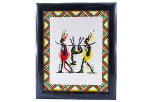 Вышитая картина "Удачная охота". Арт Модель 09.003.01