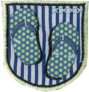 Термоаппликация HKM "Тапочки". Арт 30432/1SB