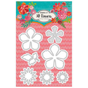 Набор ножей для вырубки элементов для создания объемных цветов. Арт 1528613