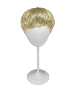 Парик "Прямой-короткий" для кукол П140, цвет белый. Арт 23362
