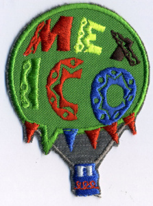 Термоаппликация HKM "Воздушный шар Mexico". Арт 32508/1SB