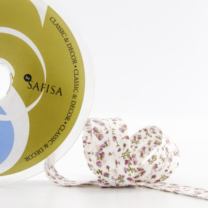 Косая бейка с рисунком SAFISA, арт.6592, 20 мм, 20 м, цвет 02. Арт 6592-20мм-02