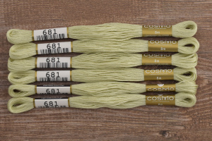 Мулине COSMO однотонный цвет  681   . Арт 25-6/681