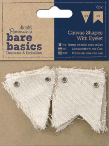 Набор декоративных элементов из ткани с люверсом "Маленький/Большой флаг". Арт PMA174408