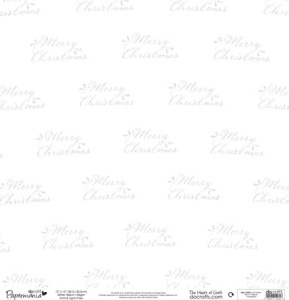 Пергаментная бумага с блестками Merry Christmas. Арт PMA162902